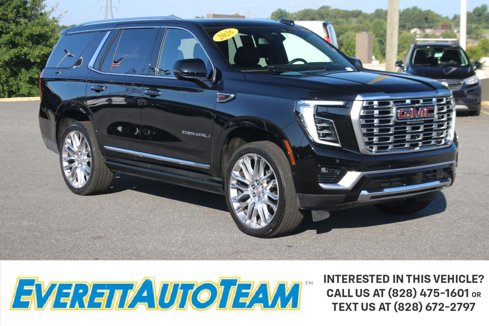 Onyx Black 2026 GMC Yukon SUV / Crossover Four-Wheel Drive Automatic