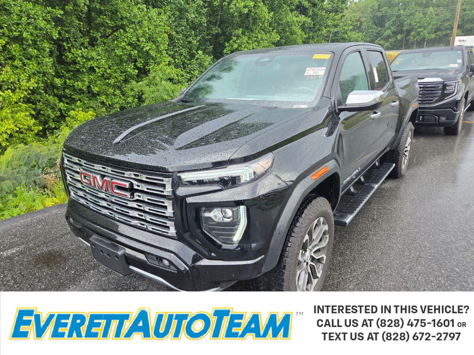 Onyx Black 2024 GMC Canyon Pickup Truck Four-Wheel Drive 8-Speed Automatic