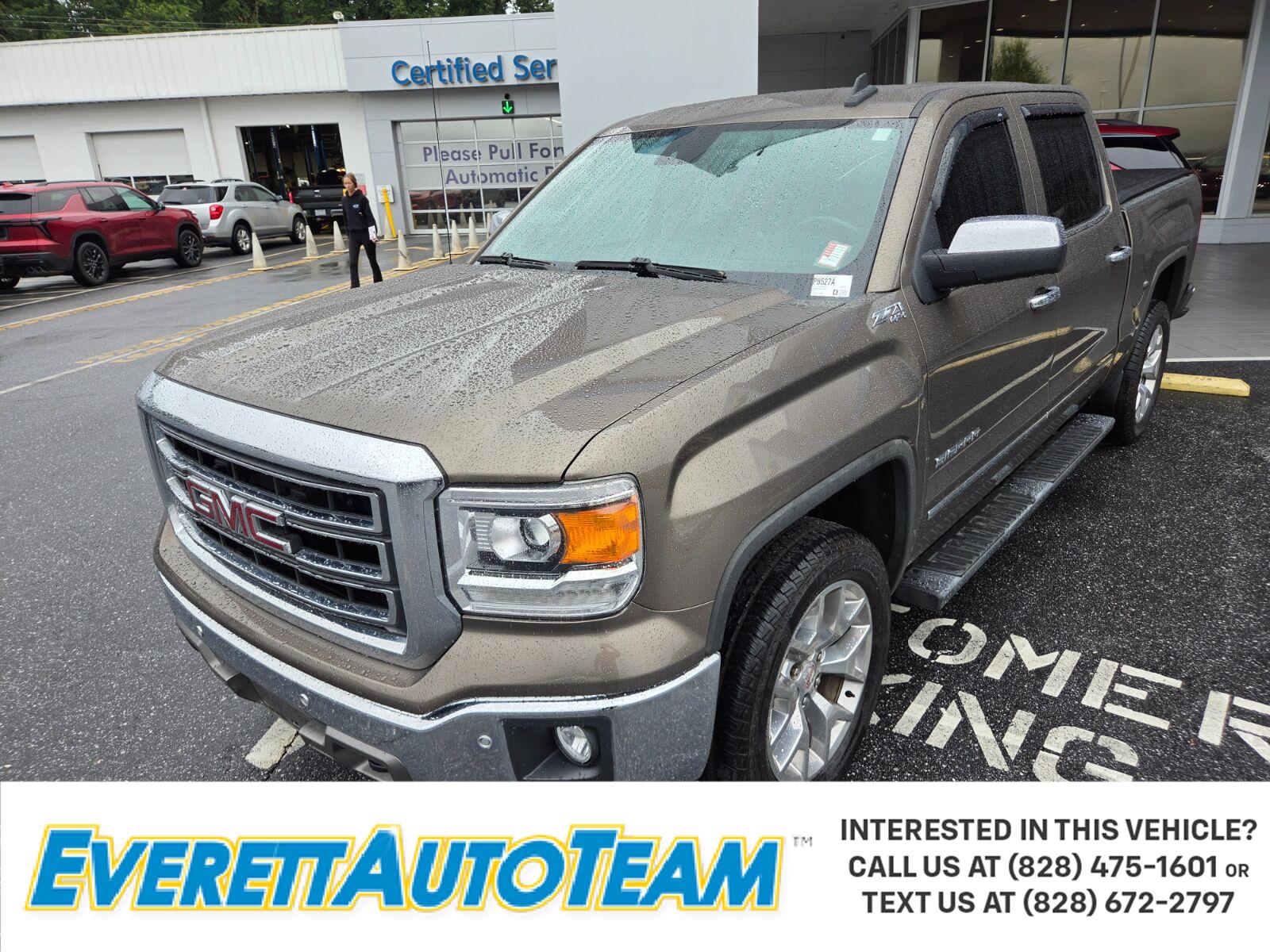 Bronze Alloy Metallic 2015 GMC Sierra 1500 Pickup Truck Four-Wheel Drive 6-Speed Automatic