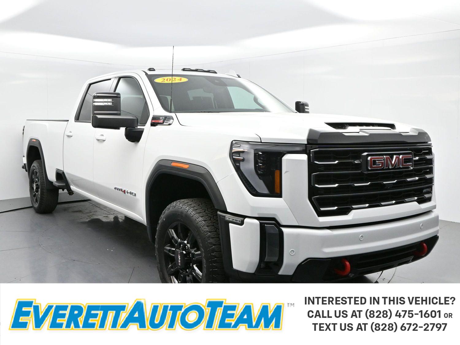 Summit White 2024 GMC Sierra 2500HD Pickup Truck Four-Wheel Drive Automatic