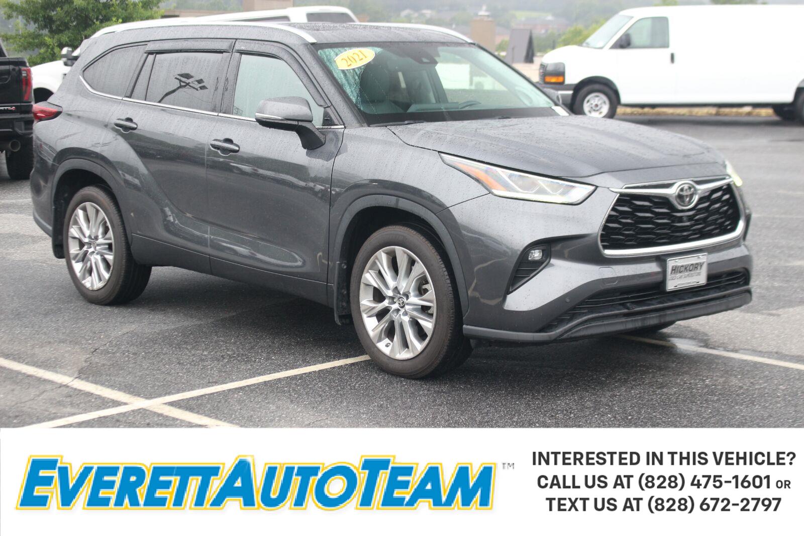 Magnetic Gray Metallic 2021 Toyota Highlander SUV / Crossover All-Wheel Drive 8-Speed Automatic