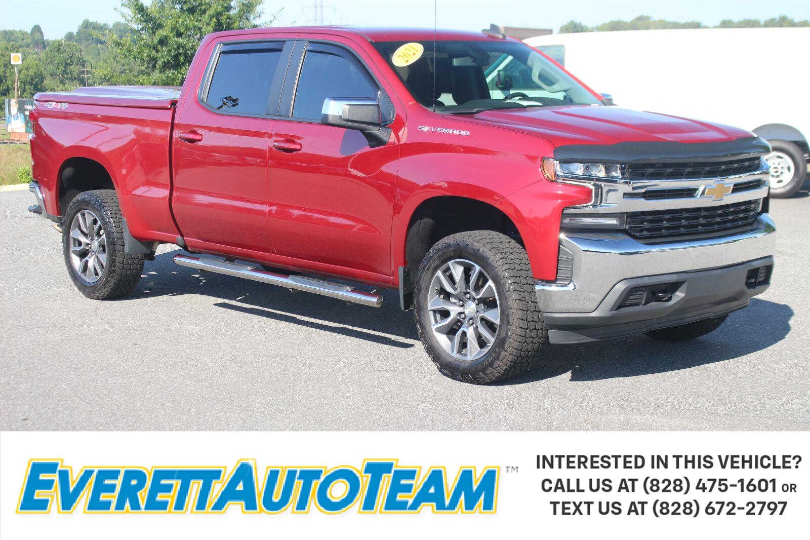 Cherry Red Tintcoat 2021 Chevrolet Silverado 1500 Pickup Truck Four-Wheel Drive 8-Speed Automatic