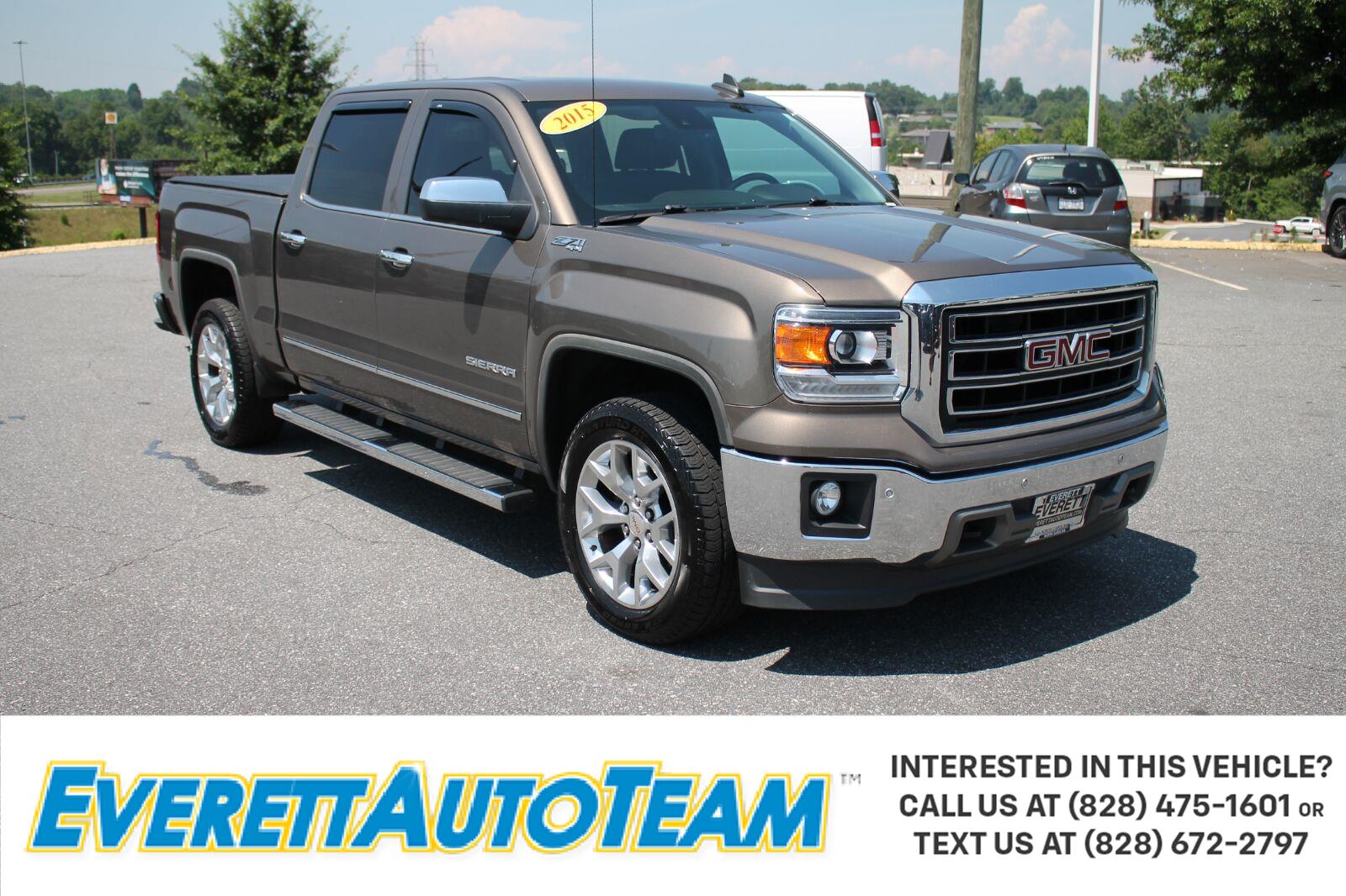 Bronze Alloy Metallic 2015 GMC Sierra 1500 Pickup Truck Four-Wheel Drive 6-Speed Automatic