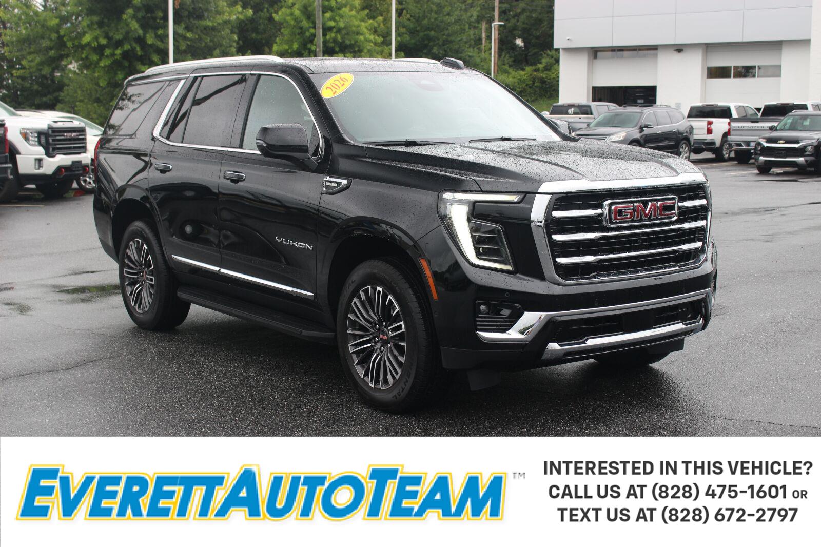 Onyx Black 2026 GMC Yukon SUV / Crossover Four-Wheel Drive Automatic