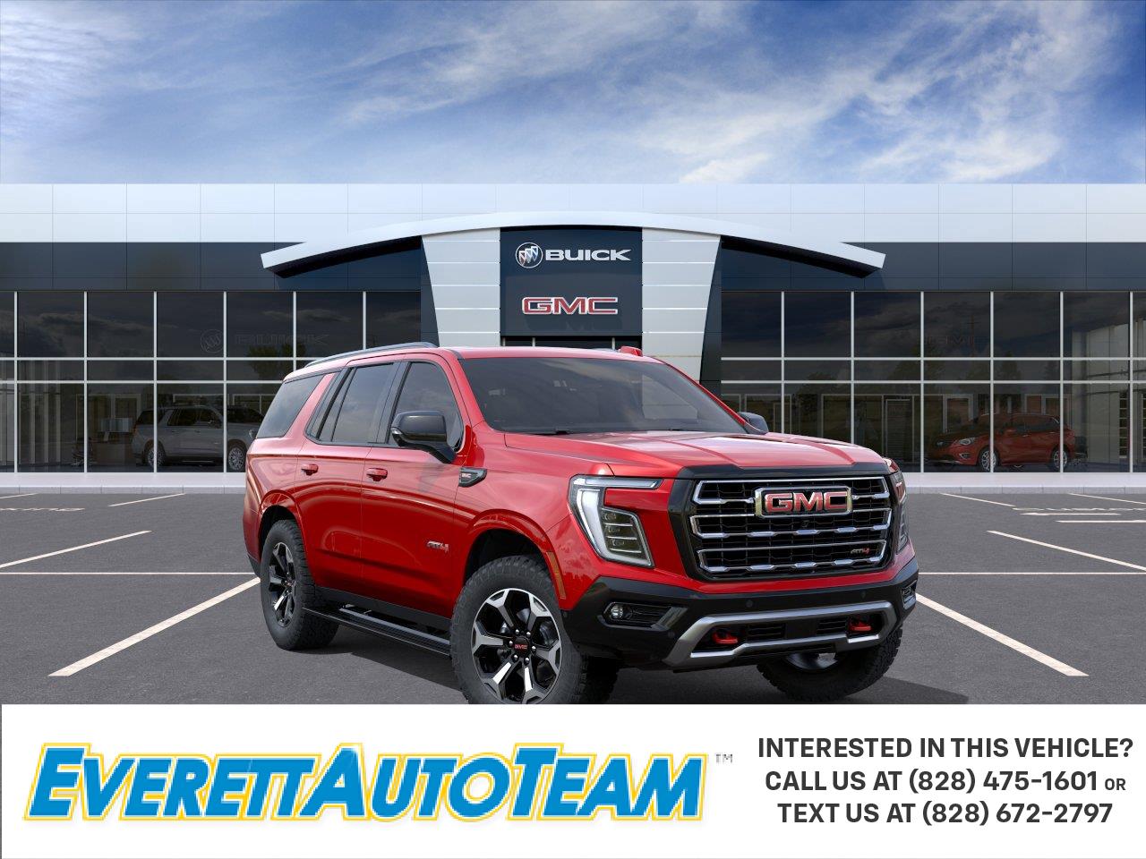 Volcanic Red Tintcoat 2026 GMC Yukon SUV / Crossover Four-Wheel Drive Automatic