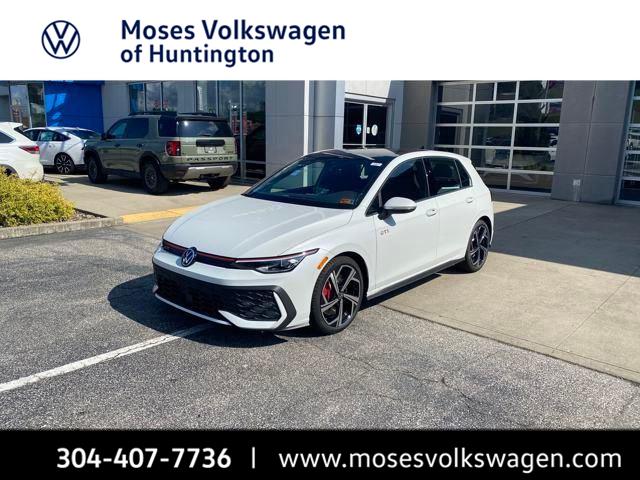 Opal White Pearl 2025 Volkswagen Golf GTI SE FWD Hatchback Front-Wheel Drive 7-Speed Dual Clutch