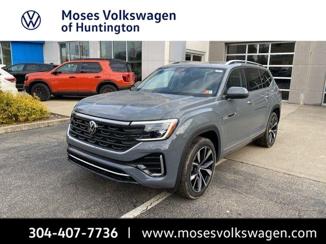 Pure Gray 2025 Volkswagen Atlas SEL Premium R-Line 4Motion SUV / Crossover All-Wheel Drive Automatic