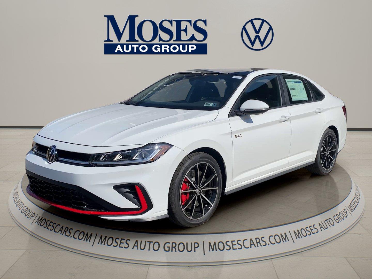 Pure White 2026 Volkswagen Jetta GLI Sedan Front-Wheel Drive Manual