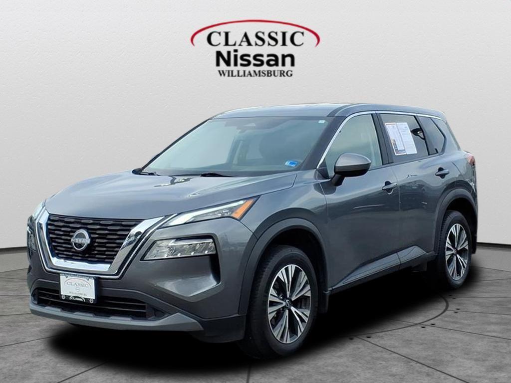 Gray (Gun Metallic) 2023 Nissan Rogue SV FWD SUV / Crossover Front-Wheel Drive Continuously Variable Transmission
