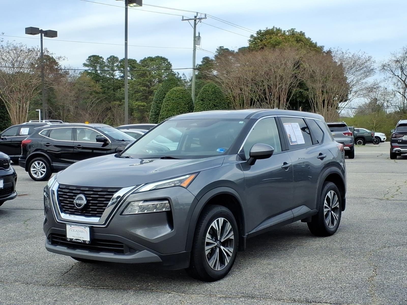 Gray (Gun Metallic) 2023 Nissan Rogue SV FWD SUV / Crossover Front-Wheel Drive Continuously Variable Transmission
