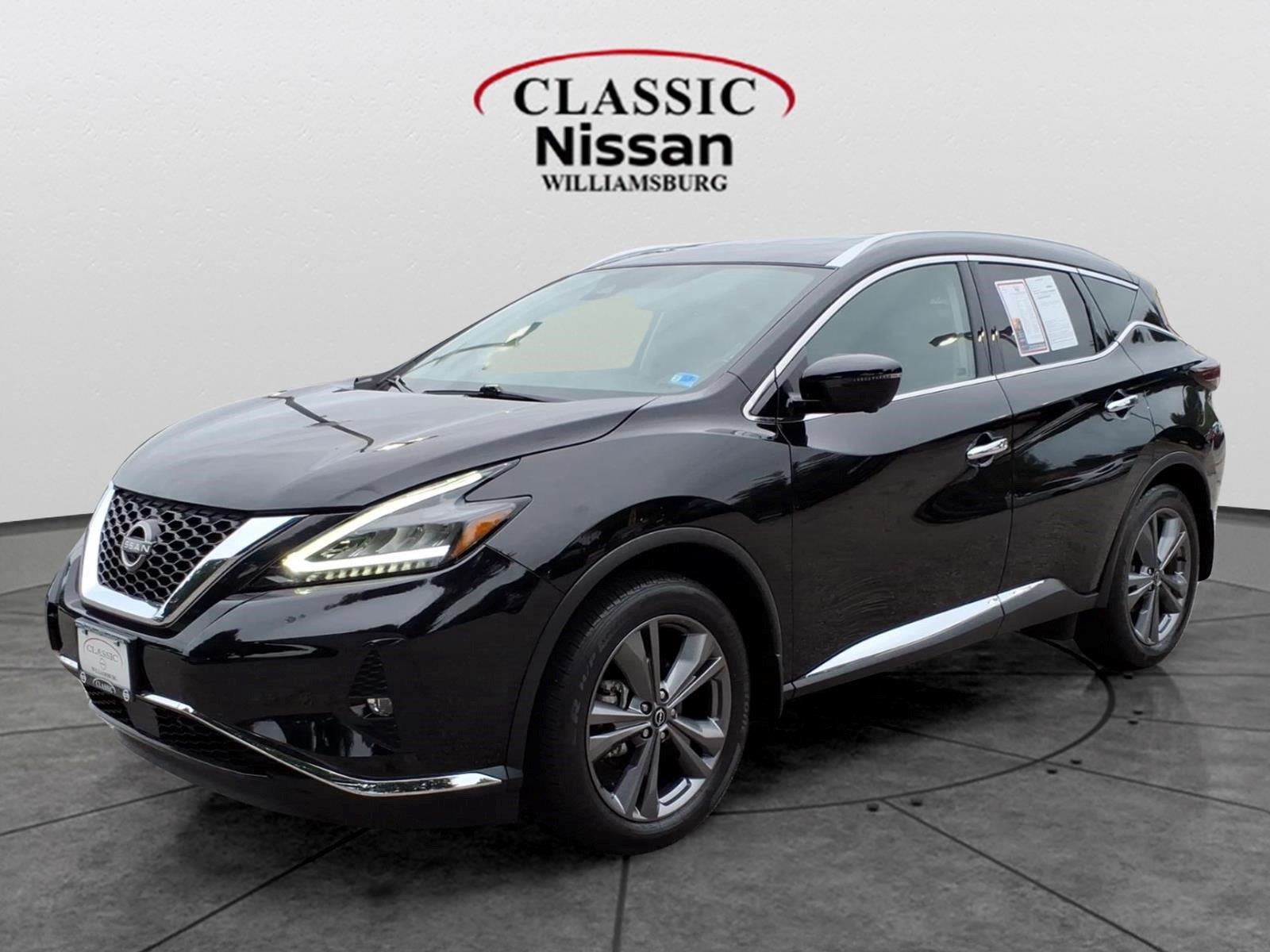 Super Black 2023 Nissan Murano SUV / Crossover All-Wheel Drive Continuously Variable Transmission