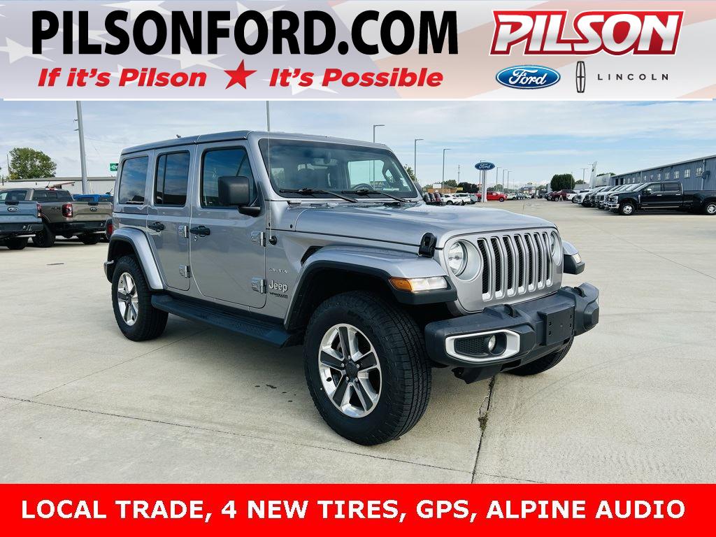 Billet Silver Metallic 2020 Jeep Wrangler Unlimited Sahara 4WD SUV / Crossover Four-Wheel Drive 8-Speed Automatic