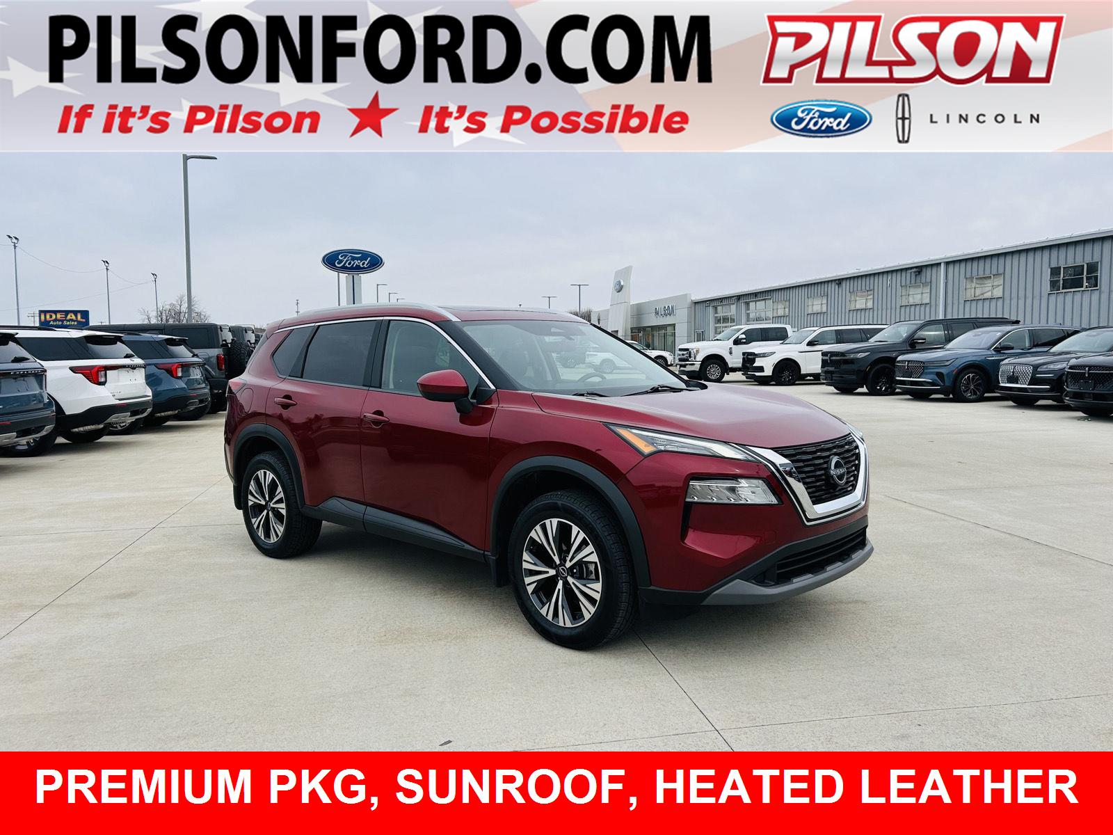 Red (Scarlet Ember Tintcoat) 2023 Nissan Rogue SV AWD SUV / Crossover All-Wheel Drive Continuously Variable Transmission