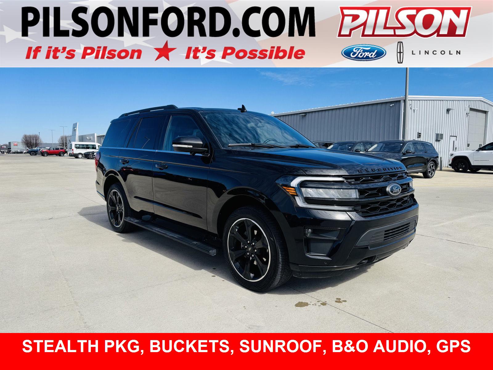 Agate Black 2023 Ford Expedition SUV / Crossover Four-Wheel Drive Automatic