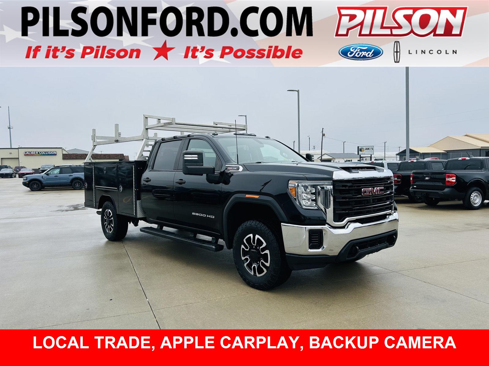 Onyx Black 2020 GMC Sierra 3500HD Base Crew Cab LB 4WD Pickup Truck Four-Wheel Drive 6-Speed Automatic