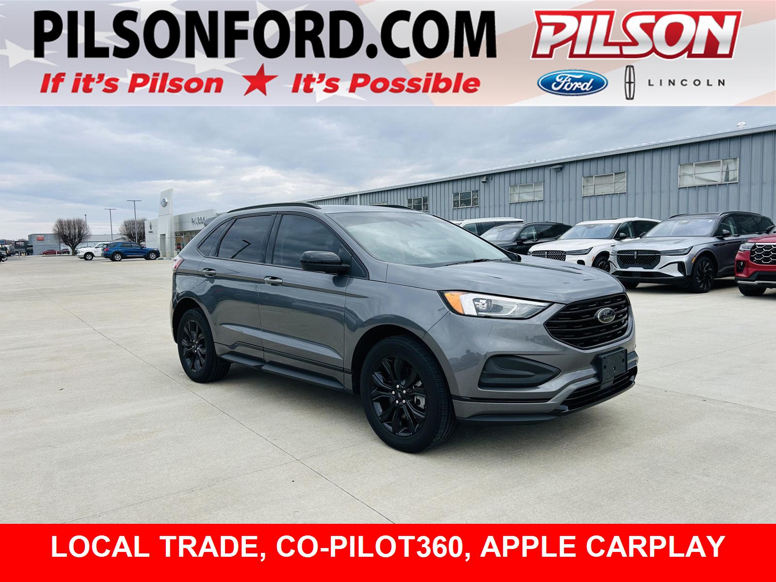 Carbonized Gray 2022 Ford Edge SE AWD SUV / Crossover All-Wheel Drive 8-Speed Automatic