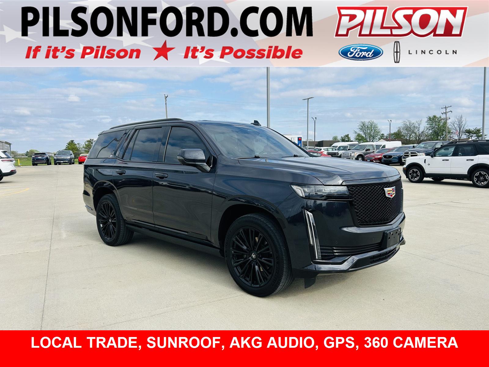 Galactic Gray Metallic 2022 Cadillac Escalade Sport 4WD SUV / Crossover Four-Wheel Drive Automatic