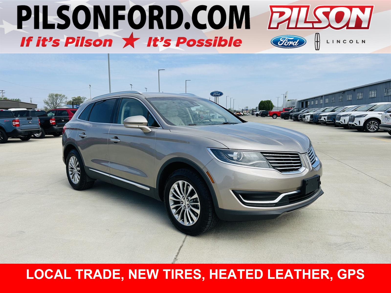Iced Mocha Metallic 2018 Lincoln MKX Select AWD SUV / Crossover All-Wheel Drive 6-Speed Automatic