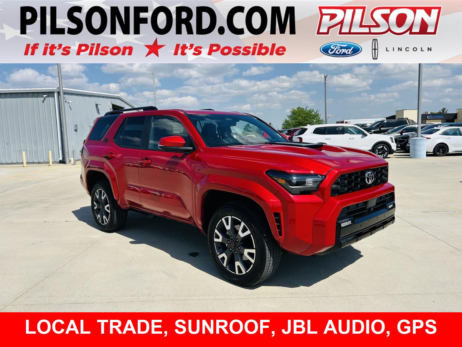 Supersonic Red 2025 Toyota 4Runner TRD Sport 4WD SUV / Crossover Four-Wheel Drive Automatic