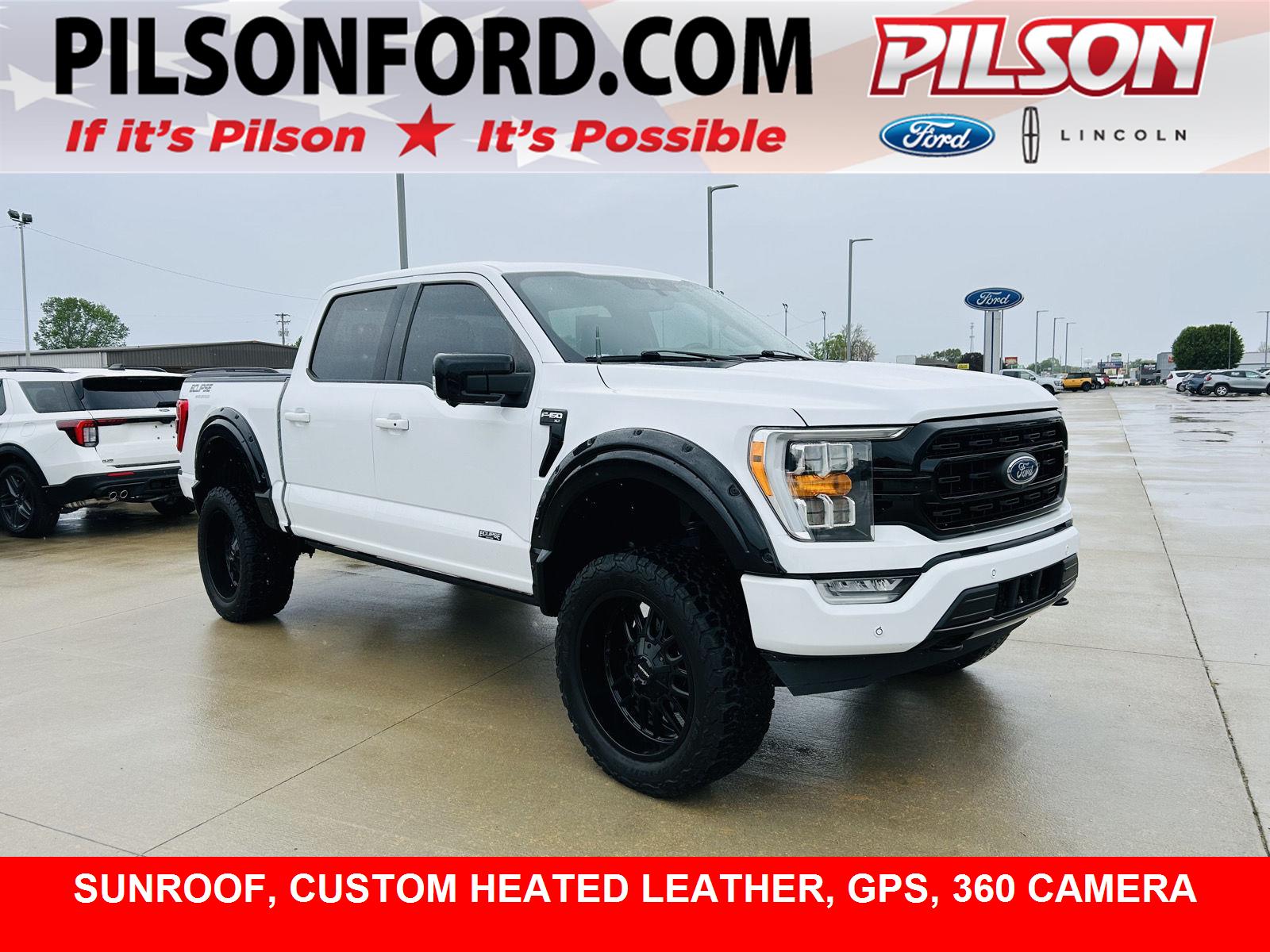 Oxford White 2021 Ford F-150 XLT SuperCrew 4WD Pickup Truck Four-Wheel Drive Automatic