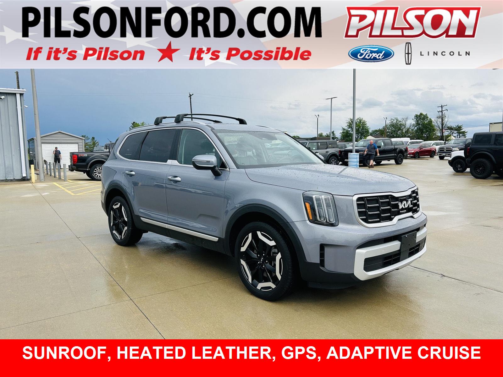 Everlasting Silver 2025 Kia Telluride S AWD SUV / Crossover All-Wheel Drive 8-Speed Automatic