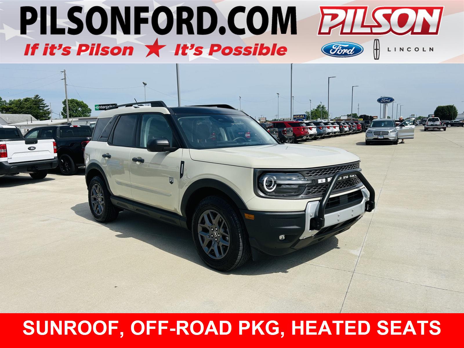 Desert Sand 2025 Ford Bronco Sport SUV / Crossover All-Wheel Drive 8-Speed Automatic
