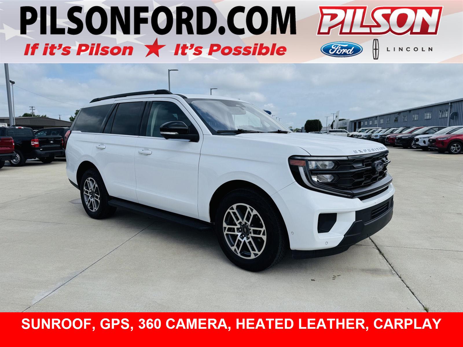 Oxford White 2025 Ford Expedition SUV / Crossover Four-Wheel Drive Automatic