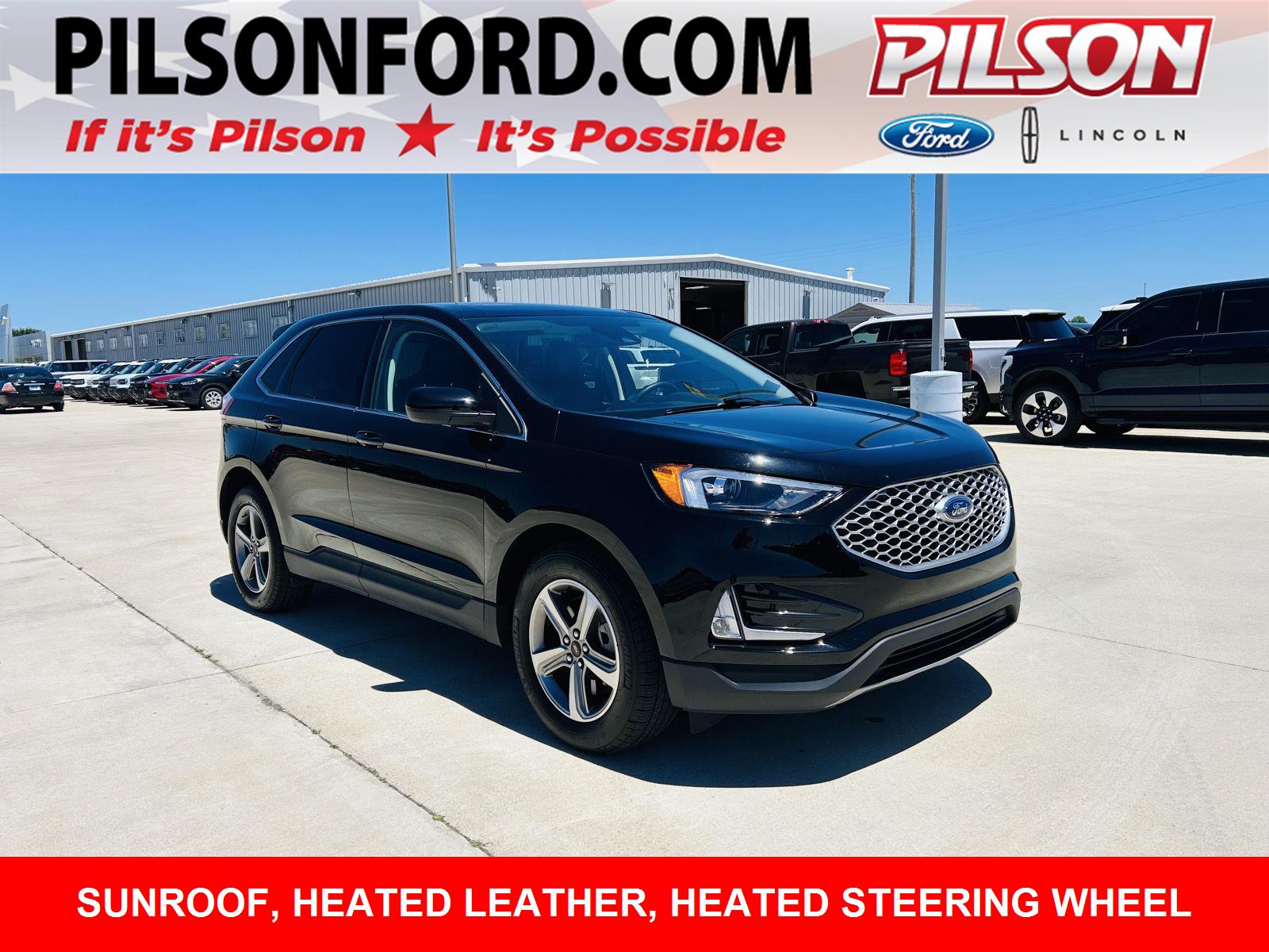 Agate Black 2024 Ford Edge SUV / Crossover All-Wheel Drive 8-Speed Automatic