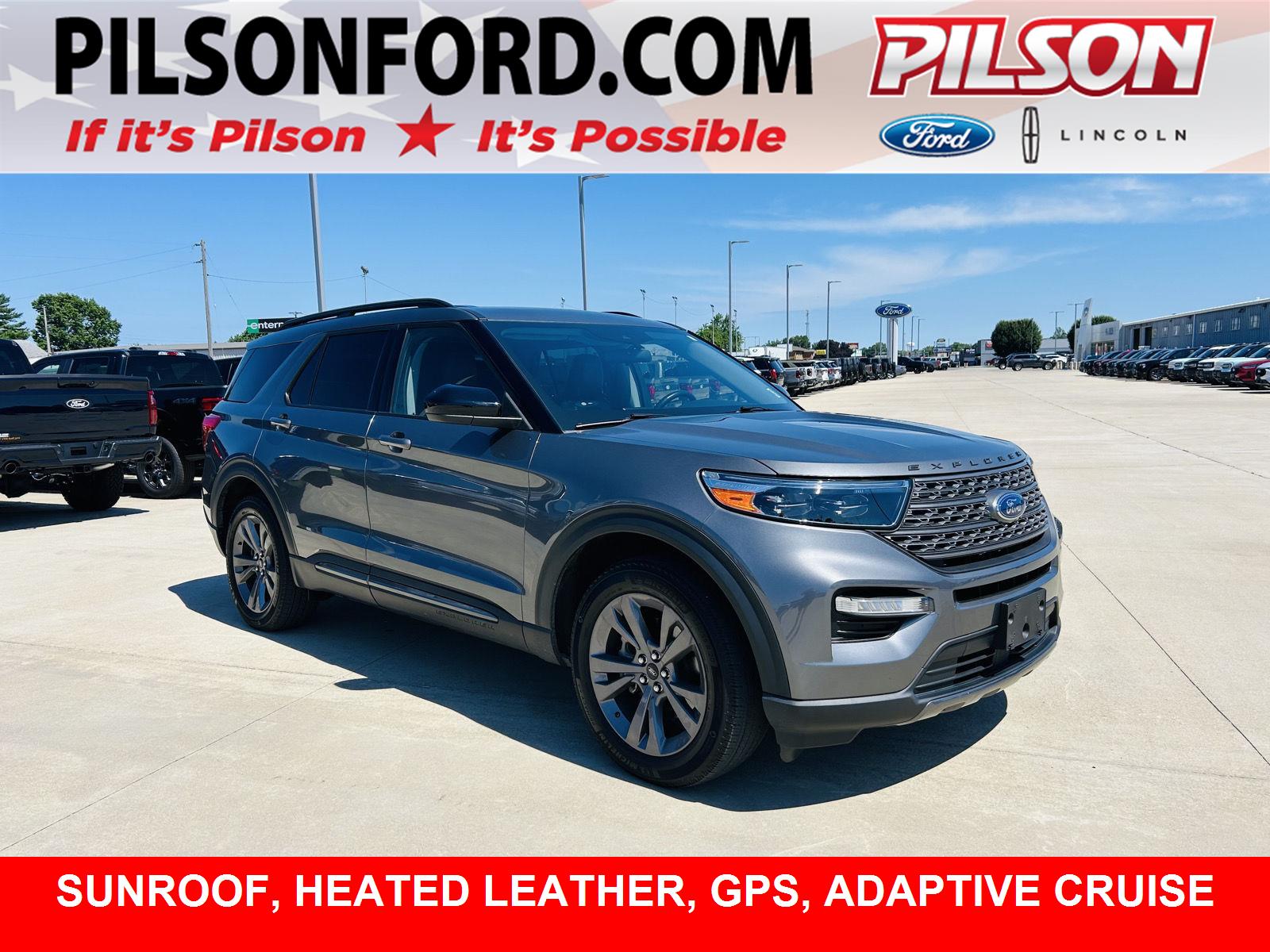 Carbonized Gray 2022 Ford Explorer SUV / Crossover All-Wheel Drive Automatic