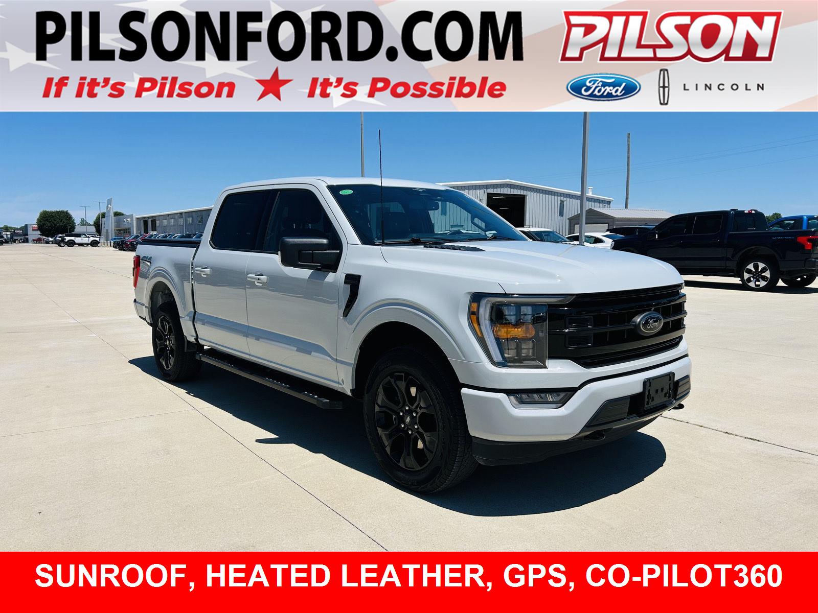 Avalanche Gray 2023 Ford F-150 Pickup Truck Four-Wheel Drive Automatic