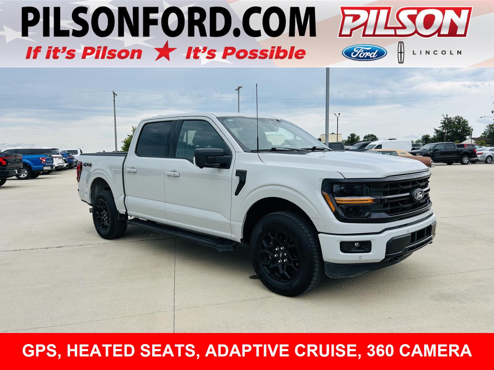 Avalanche Gray 2024 Ford F-150 Pickup Truck Four-Wheel Drive Automatic