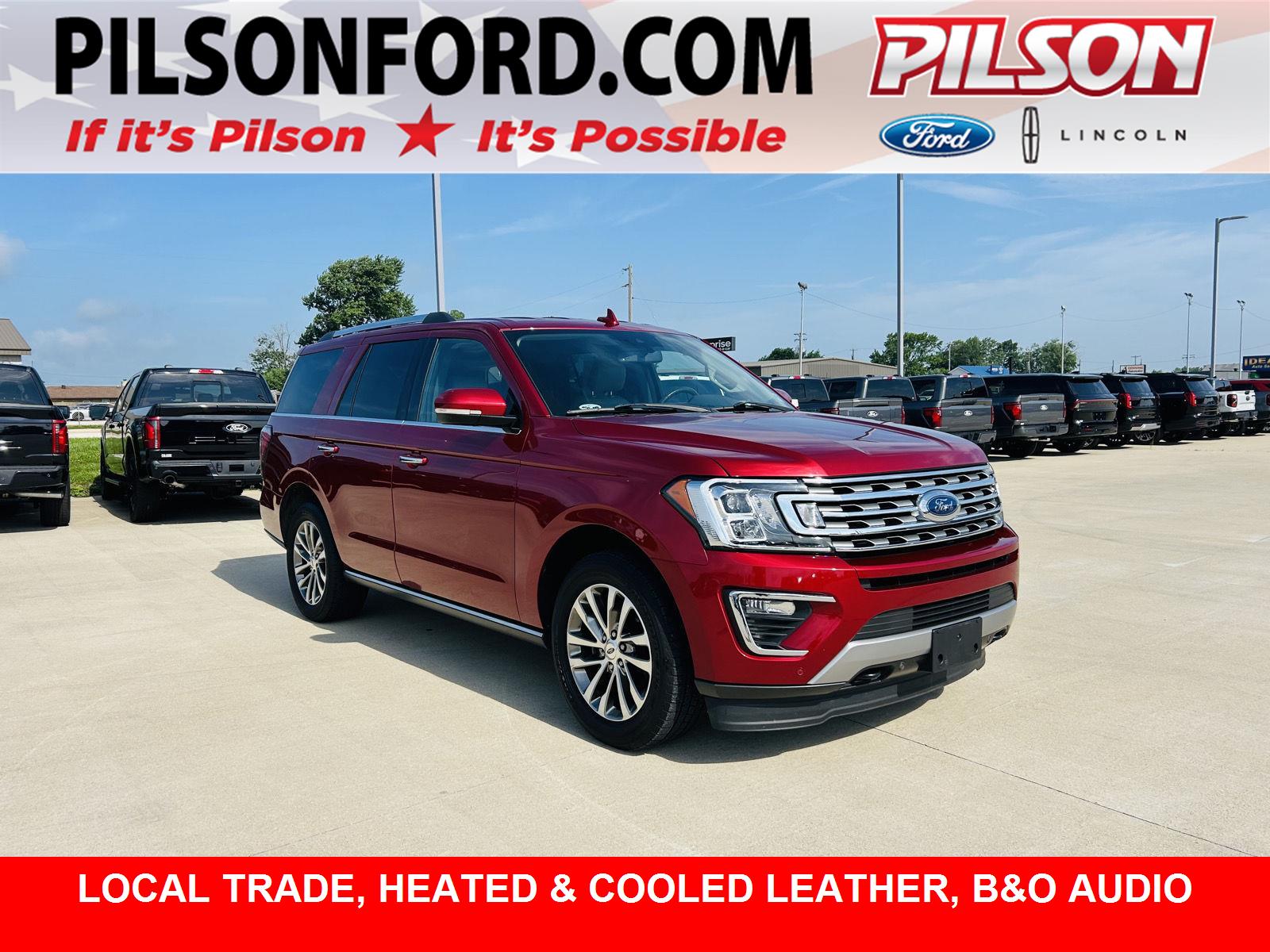 Ruby Red Metallic Tinted Clearcoat 2018 Ford Expedition SUV / Crossover Four-Wheel Drive Automatic