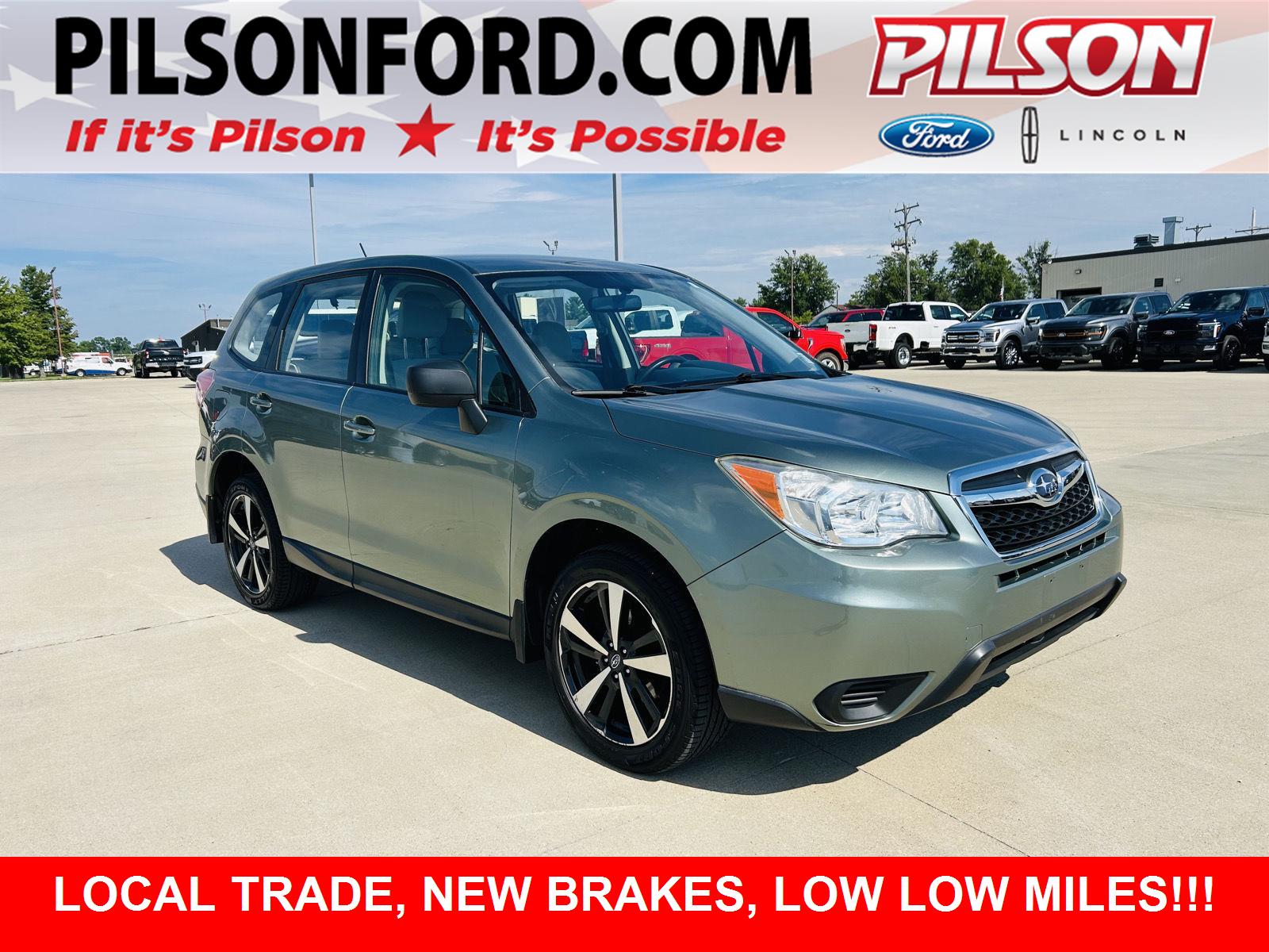 Jasmine Green Metallic 2014 Subaru Forester SUV / Crossover All-Wheel Drive Continuously Variable Transmission