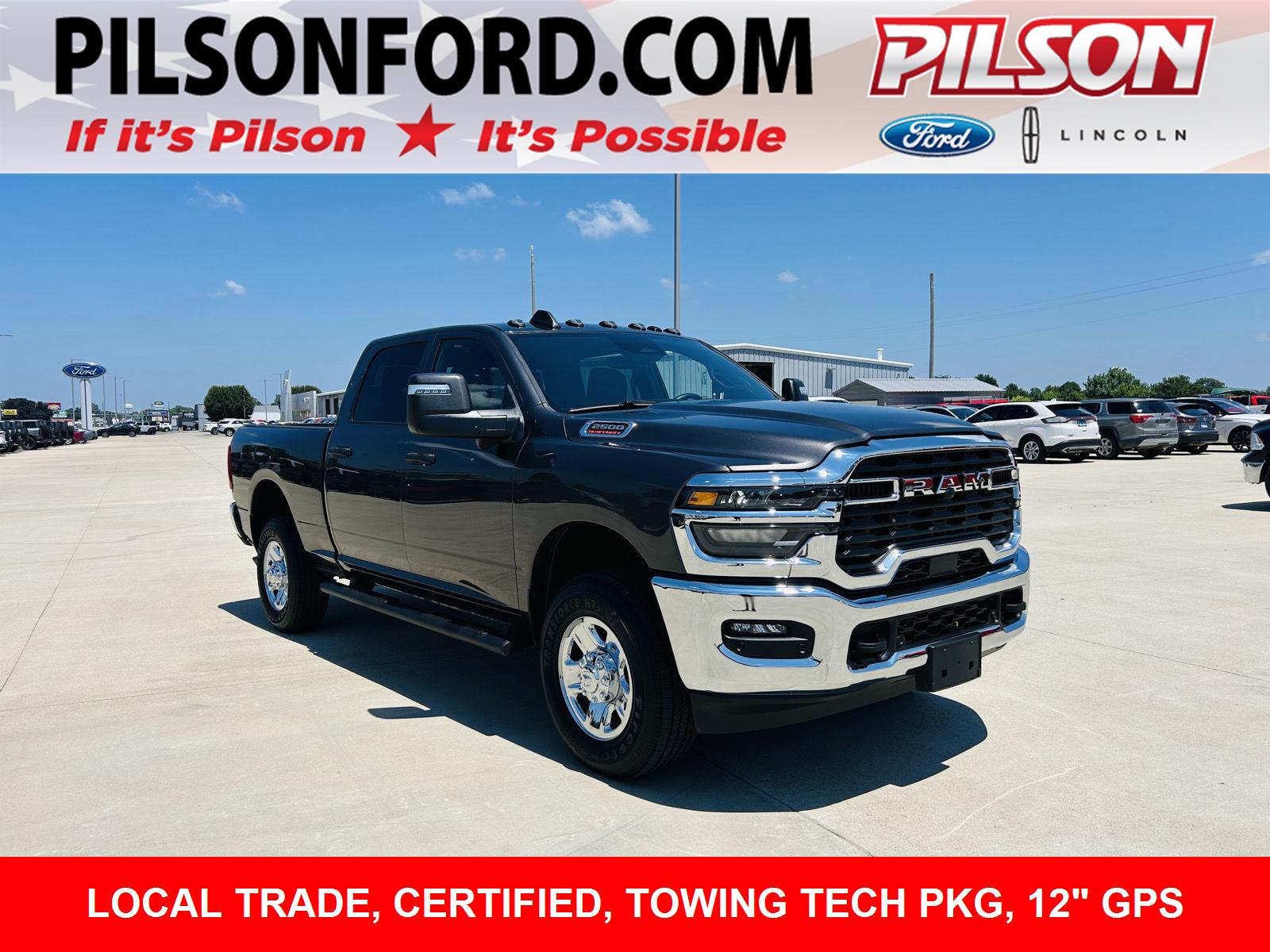 Gray (Granite Crystal Metallic Clearcoat) 2026 RAM 2500 Pickup Truck Four-Wheel Drive 8-Speed Automatic