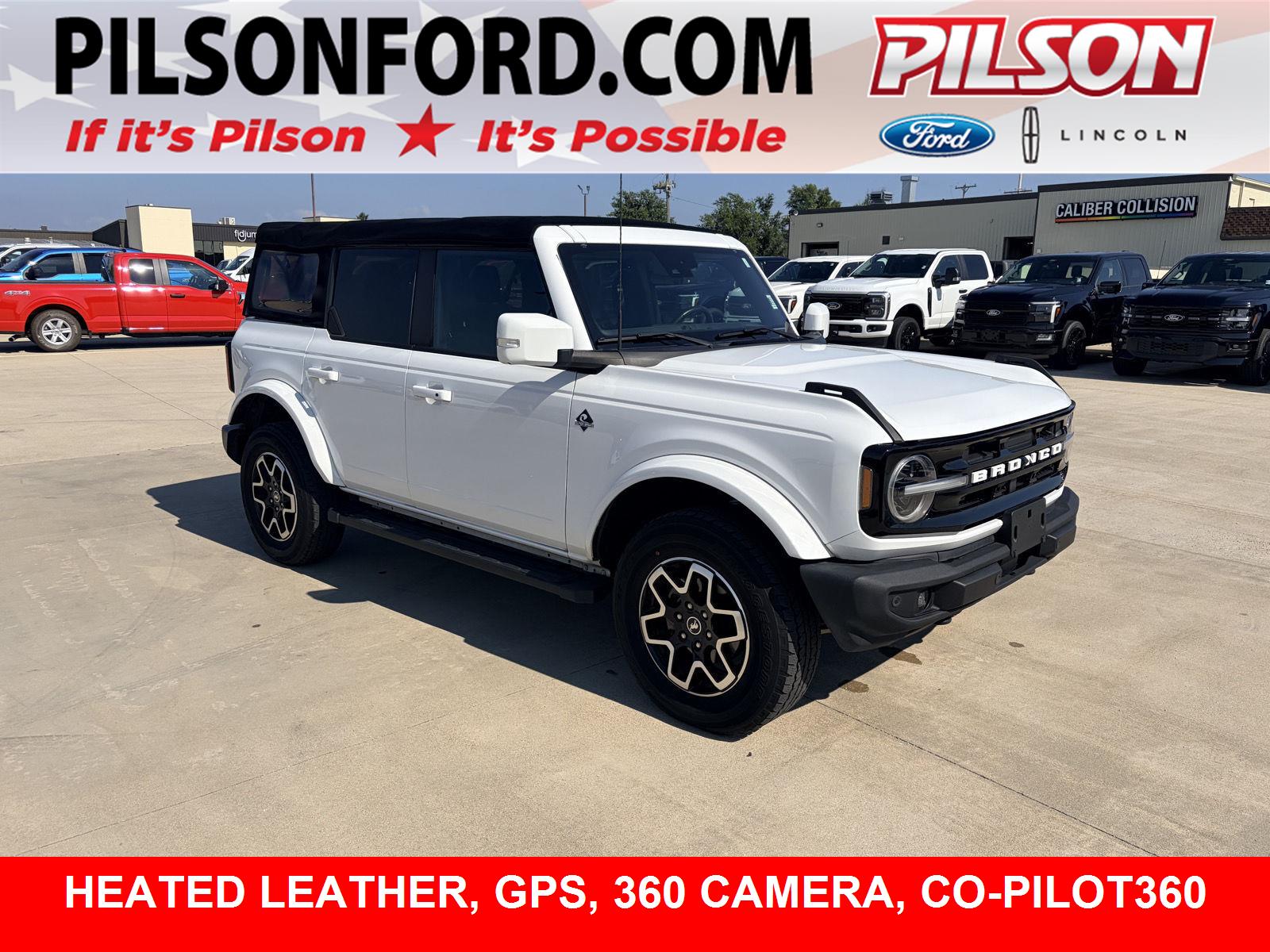 Oxford White 2022 Ford Bronco SUV / Crossover Four-Wheel Drive Automatic