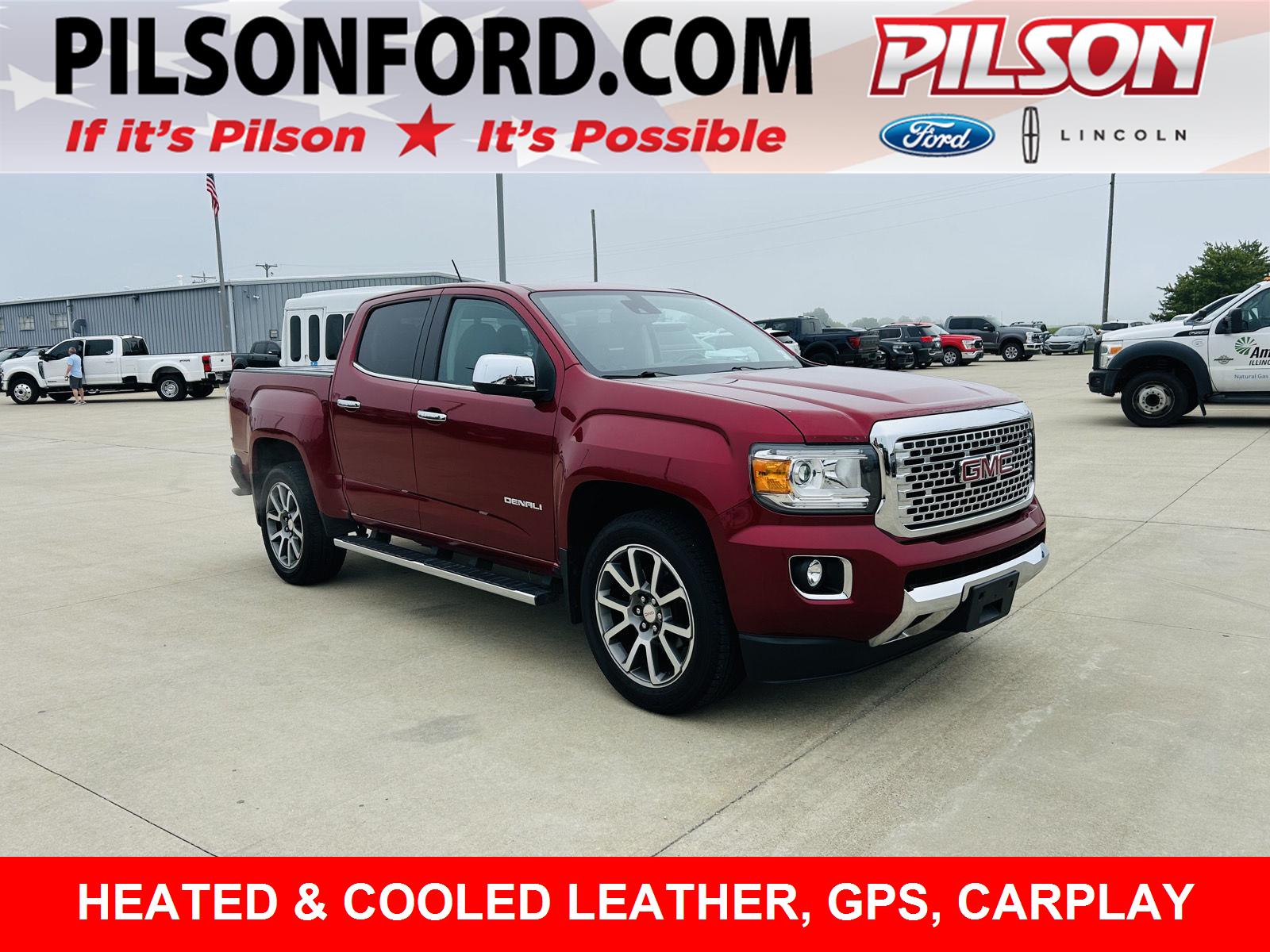 Red Quartz Tintcoat 2020 GMC Canyon Pickup Truck Four-Wheel Drive 8-Speed Automatic