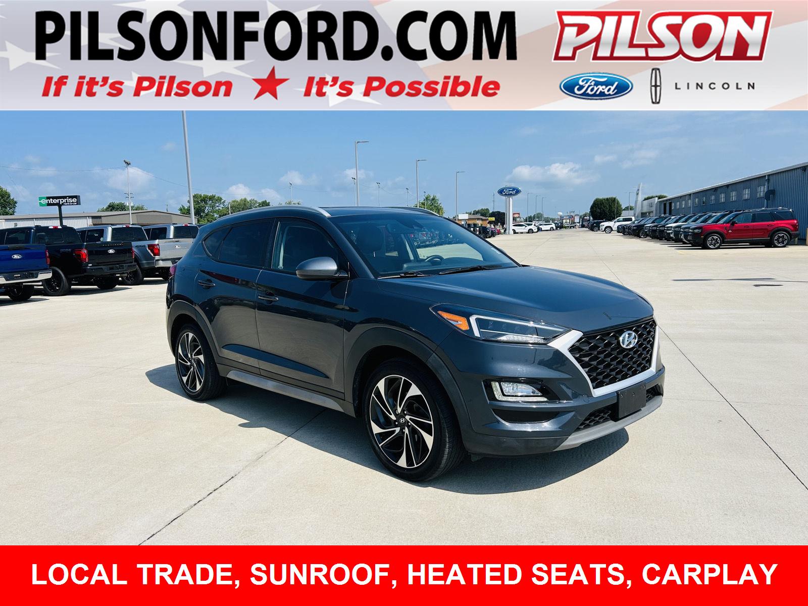 Dusk Blue 2021 Hyundai Tucson SUV / Crossover All-Wheel Drive Automatic