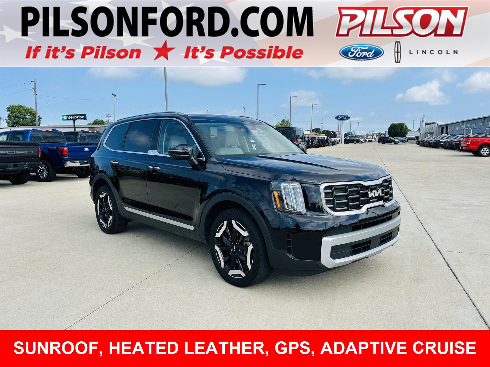 Ebony Black 2025 Kia Telluride SUV / Crossover Front-Wheel Drive 8-Speed Automatic