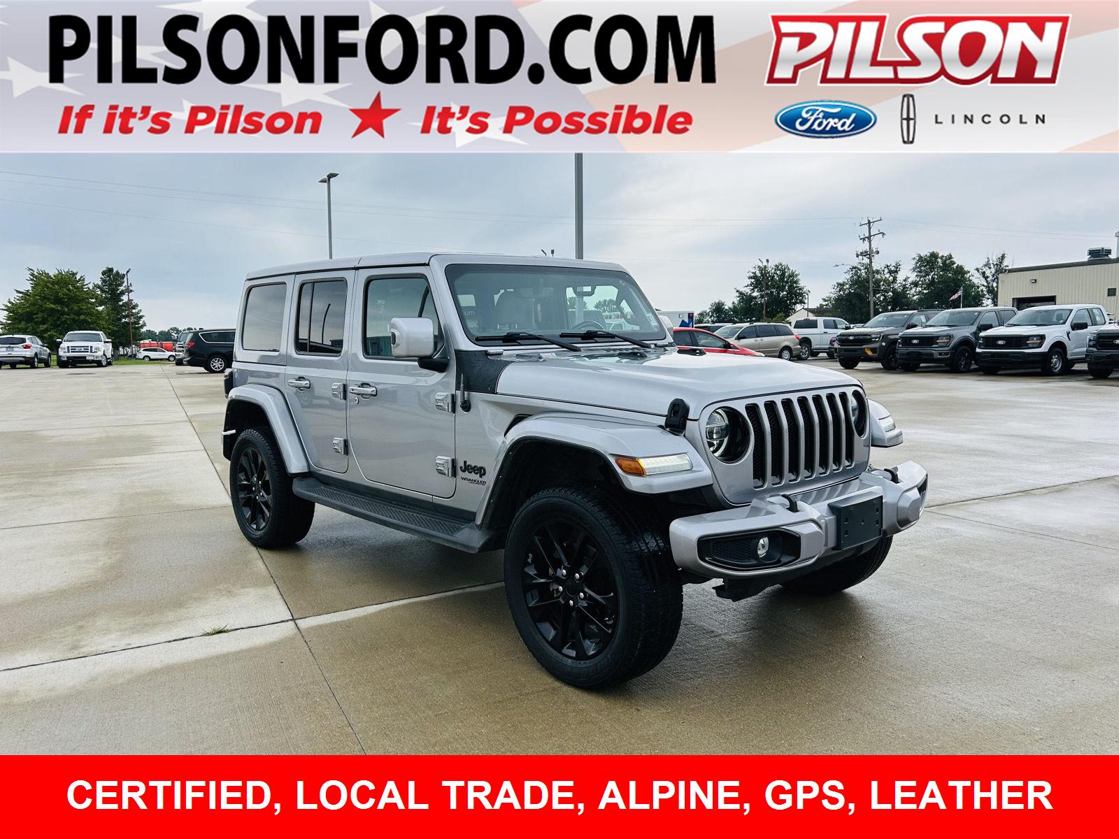 Billet Silver Metallic Clearcoat 2021 Jeep Wrangler SUV / Crossover  8-Speed Automatic