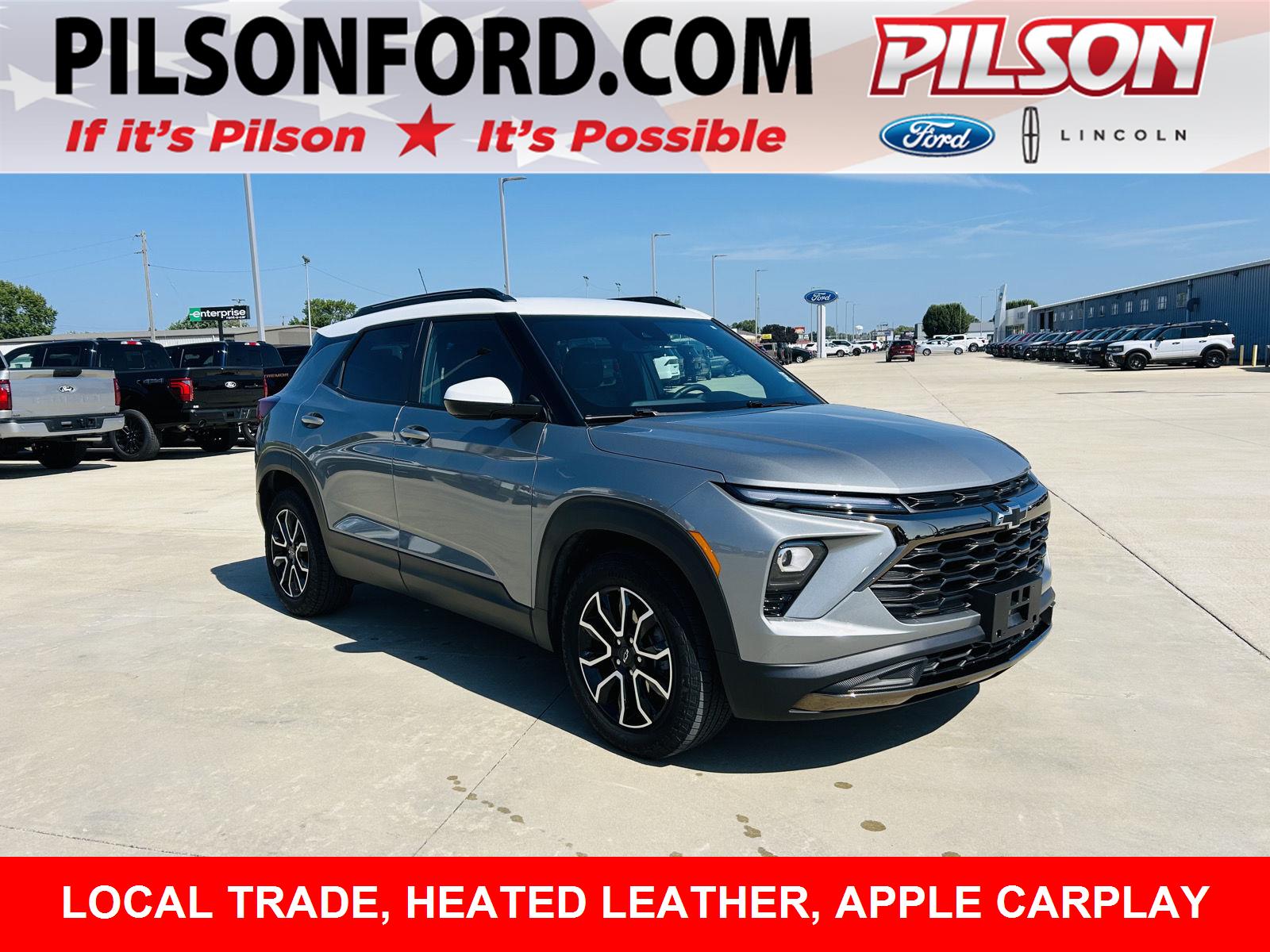 Sterling Gray Metallic 2025 Chevrolet Trailblazer SUV / Crossover Front-Wheel Drive Continuously Variable Transmission