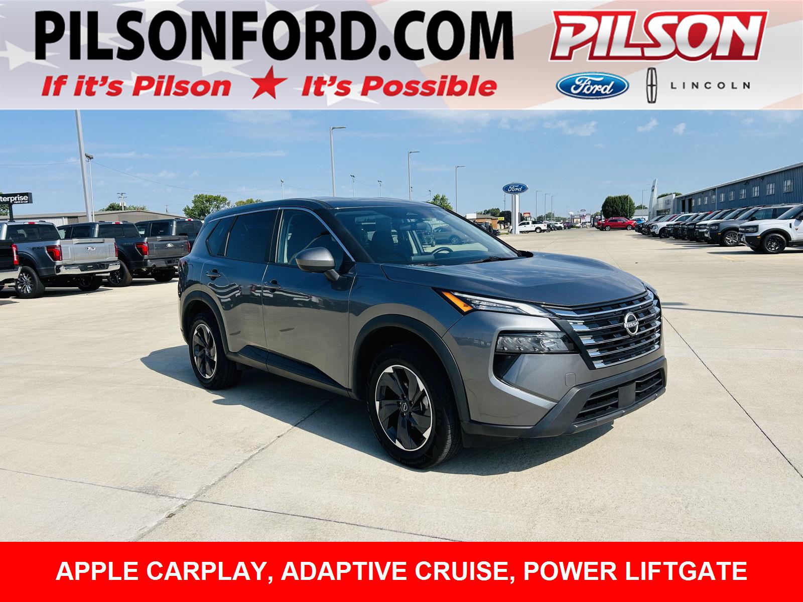 Gray (Gun Metallic) 2025 Nissan Rogue SUV / Crossover Front-Wheel Drive Continuously Variable Transmission