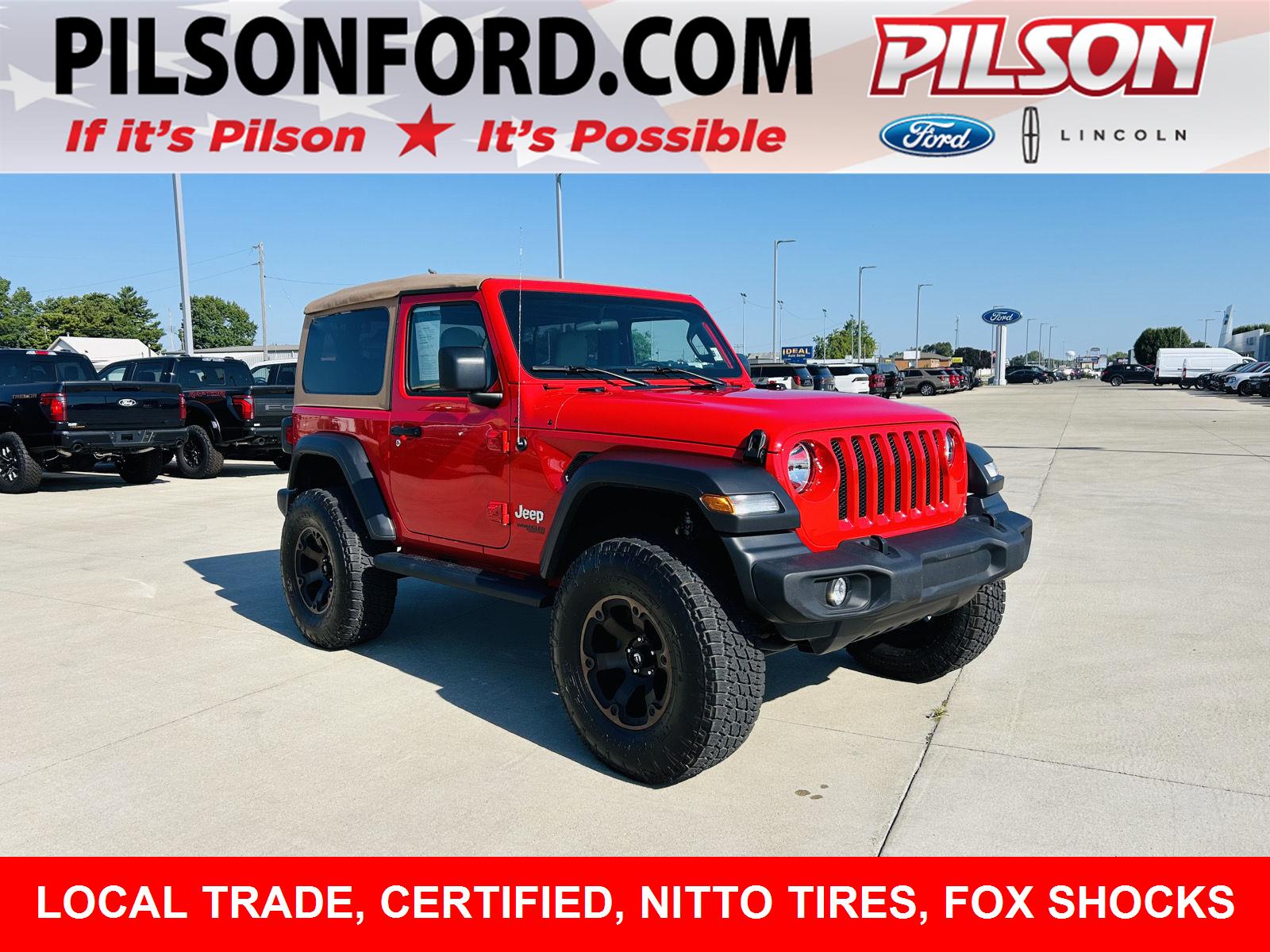 Firecracker Red Clearcoat 2021 Jeep Wrangler SUV / Crossover Four-Wheel Drive 6-Speed Manual