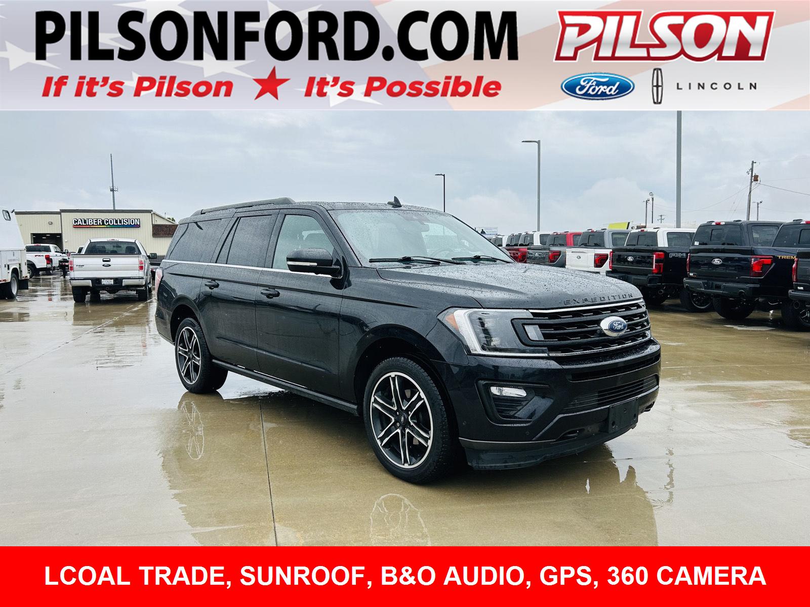 Agate Black 2021 Ford Expedition SUV / Crossover Four-Wheel Drive Automatic
