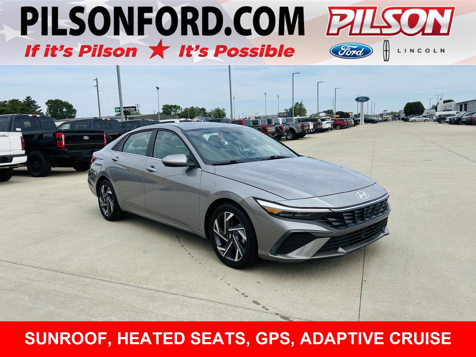 Fluid Metal 2025 Hyundai Elantra Sedan Front-Wheel Drive Continuously Variable Transmission