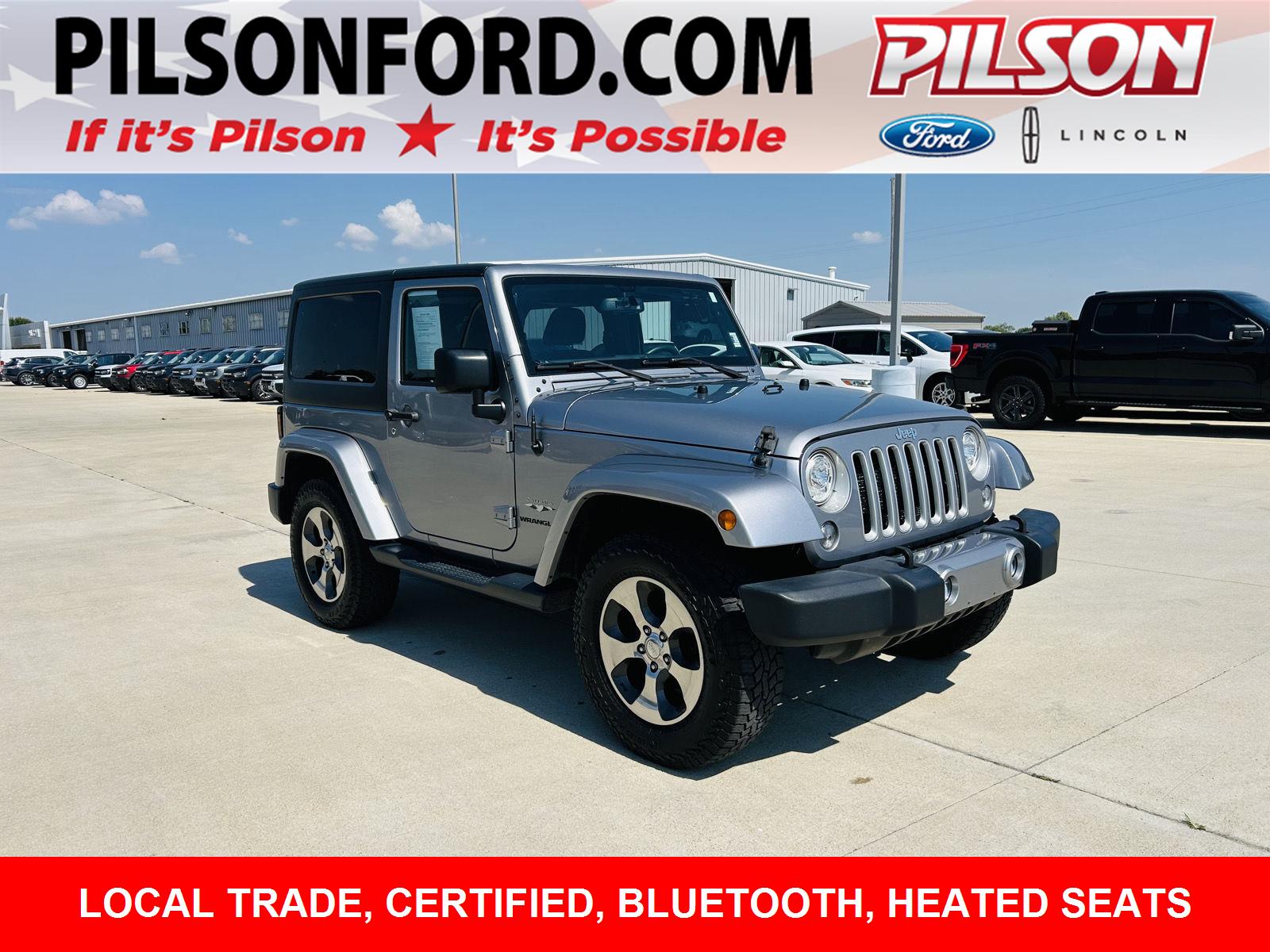 Billet Silver Metallic Clearcoat 2017 Jeep Wrangler SUV / Crossover Four-Wheel Drive 5-Speed Automatic