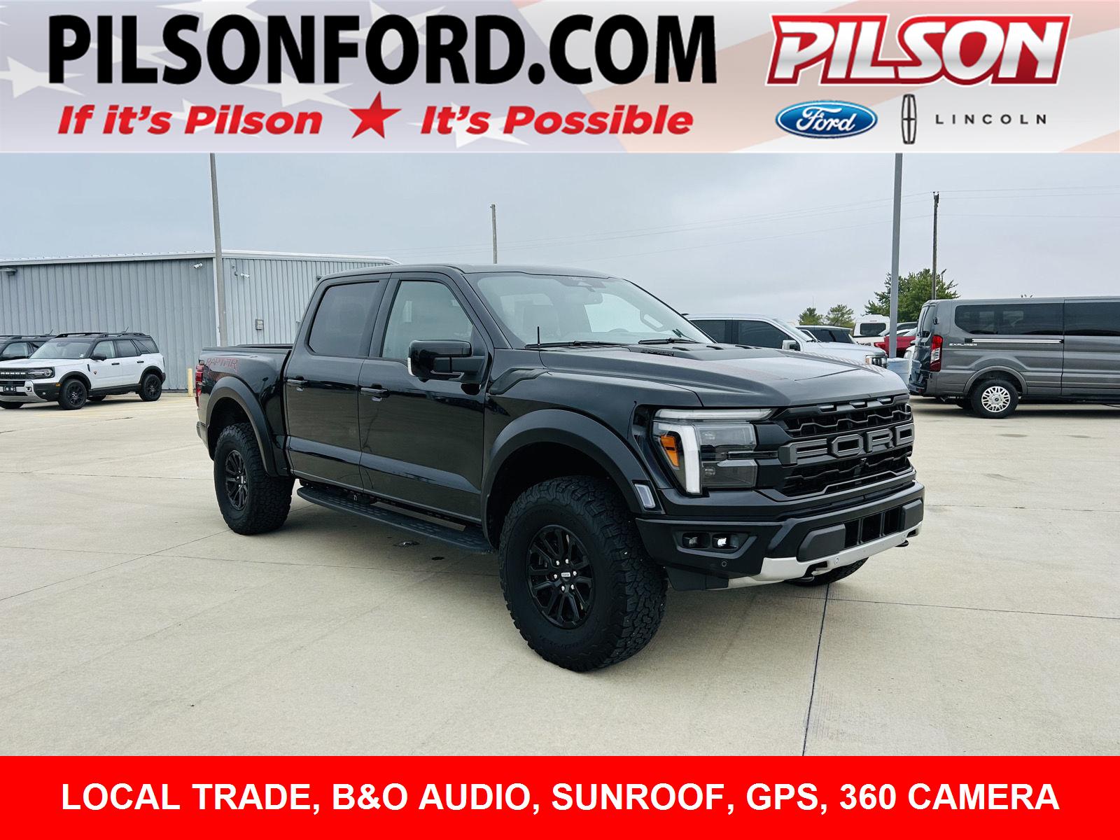 Agate Black 2025 Ford F-150 Pickup Truck Four-Wheel Drive Automatic