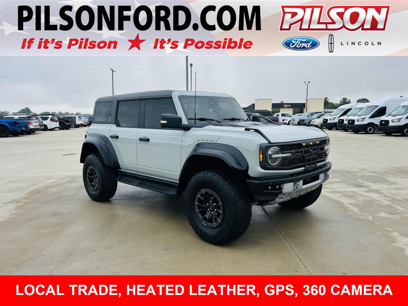 Cactus Gray 2023 Ford Bronco Raptor SUV / Crossover Four-Wheel Drive Automatic