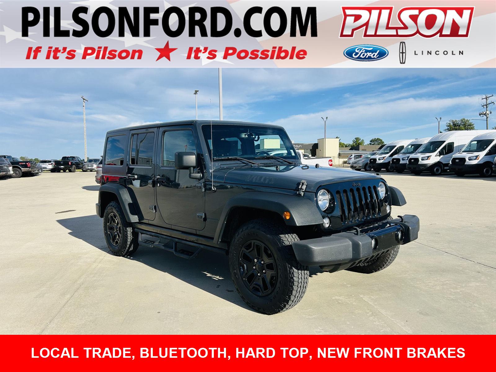 Rhino Clearcoat 2016 Jeep Wrangler SUV / Crossover Four-Wheel Drive 5-Speed Automatic