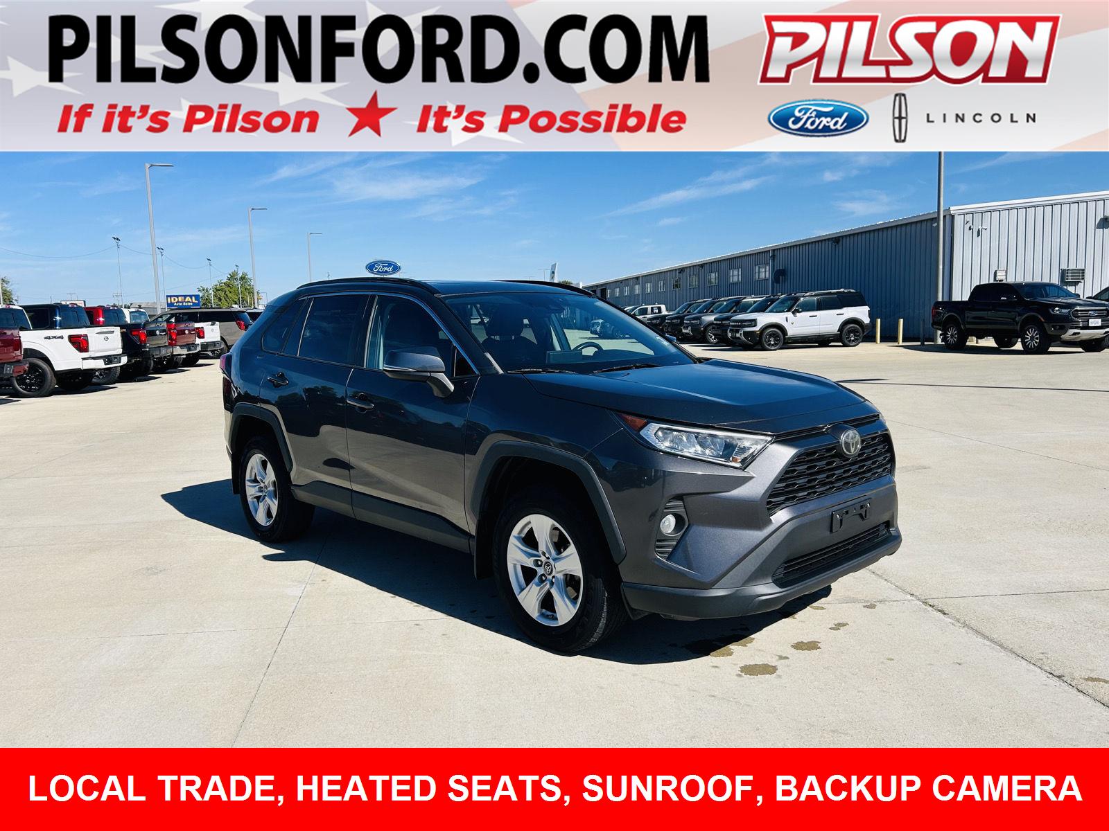 Magnetic Gray Metallic 2019 Toyota RAV4 SUV / Crossover All-Wheel Drive Automatic