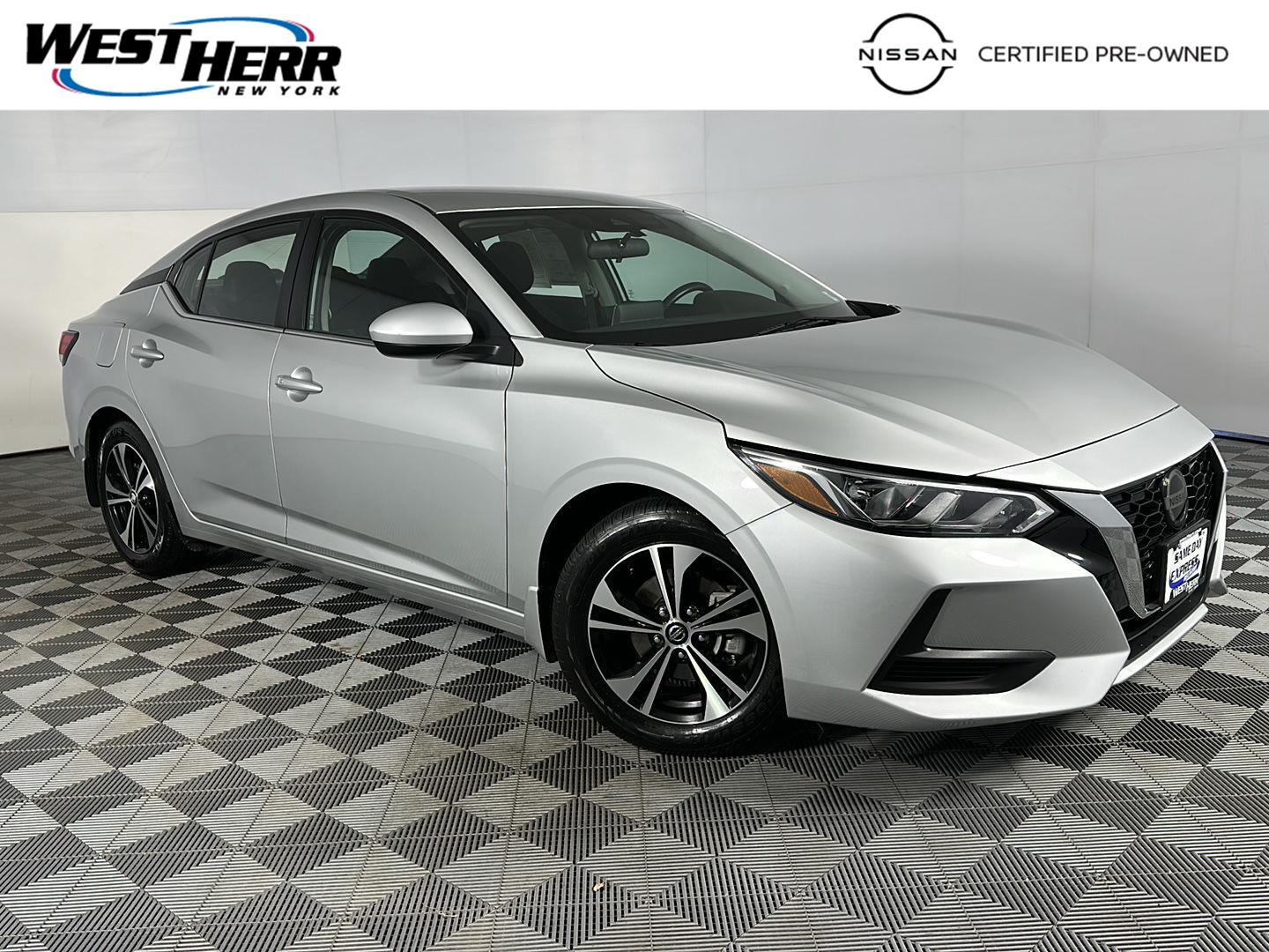 Brilliant Silver Metallic 2023 Nissan Sentra Sedan Front-Wheel Drive Continuously Variable Transmission